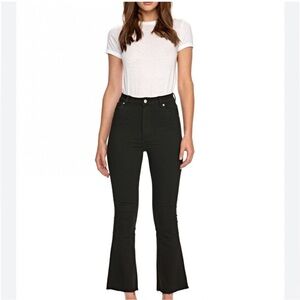 Rollas Black Flared Jeans